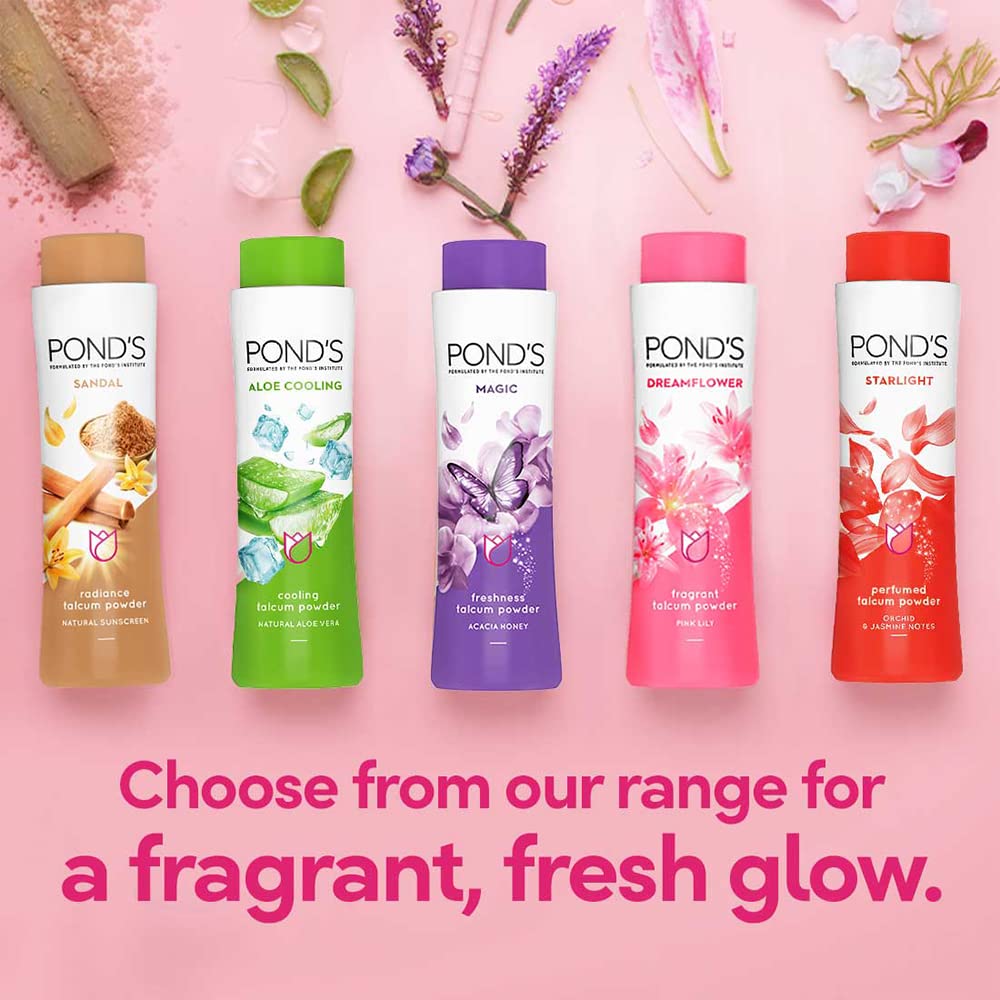 Ponds Dreamflower Talc, Lily Powder, 19 Gm
