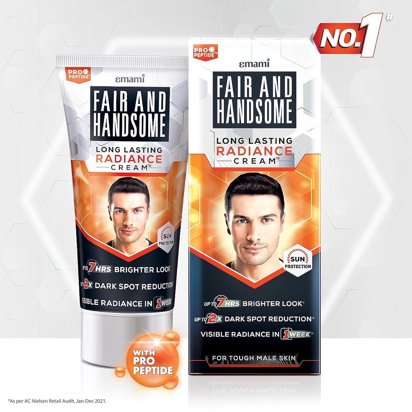 Fair & Handsome Long Lasting Radiance Cream, 15 gm (Deal : Benefit of 25%)