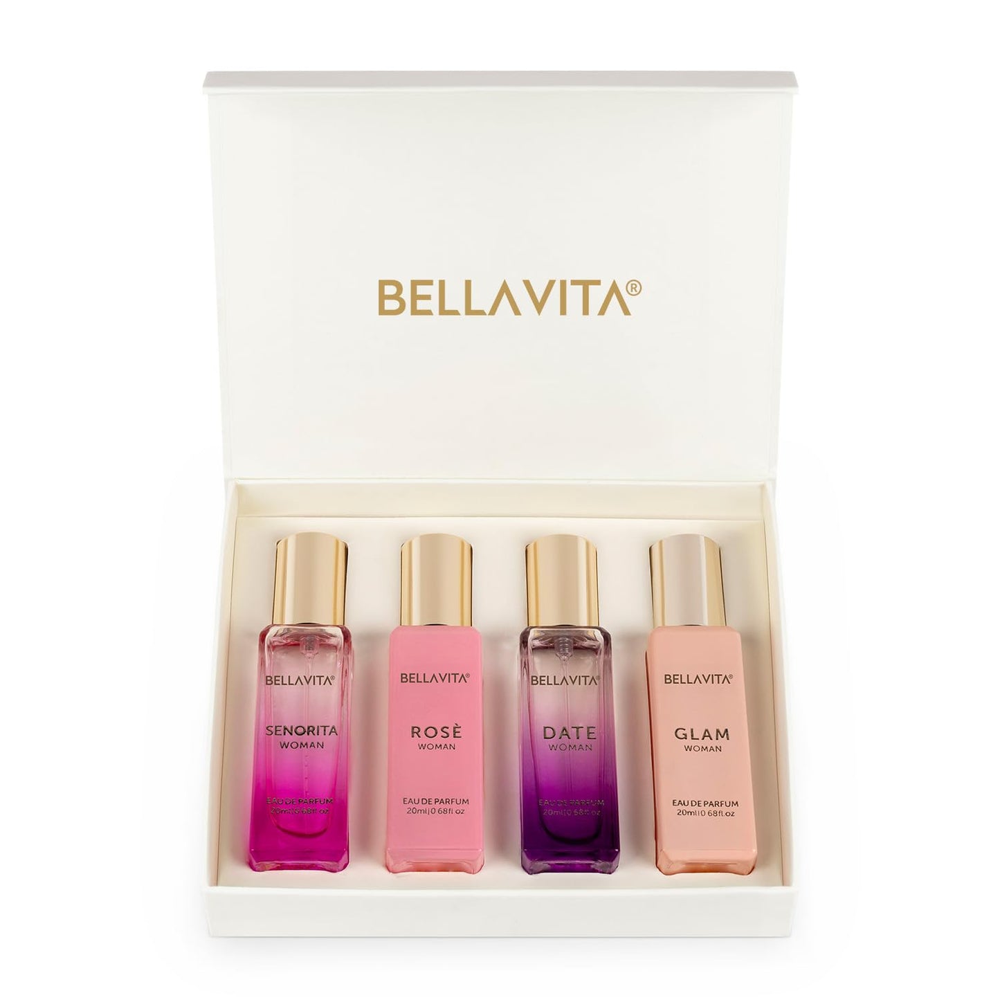 Bella Vita Perfume Gift Set (Woman), 4*20 ml (Deal : Benefit 100%)