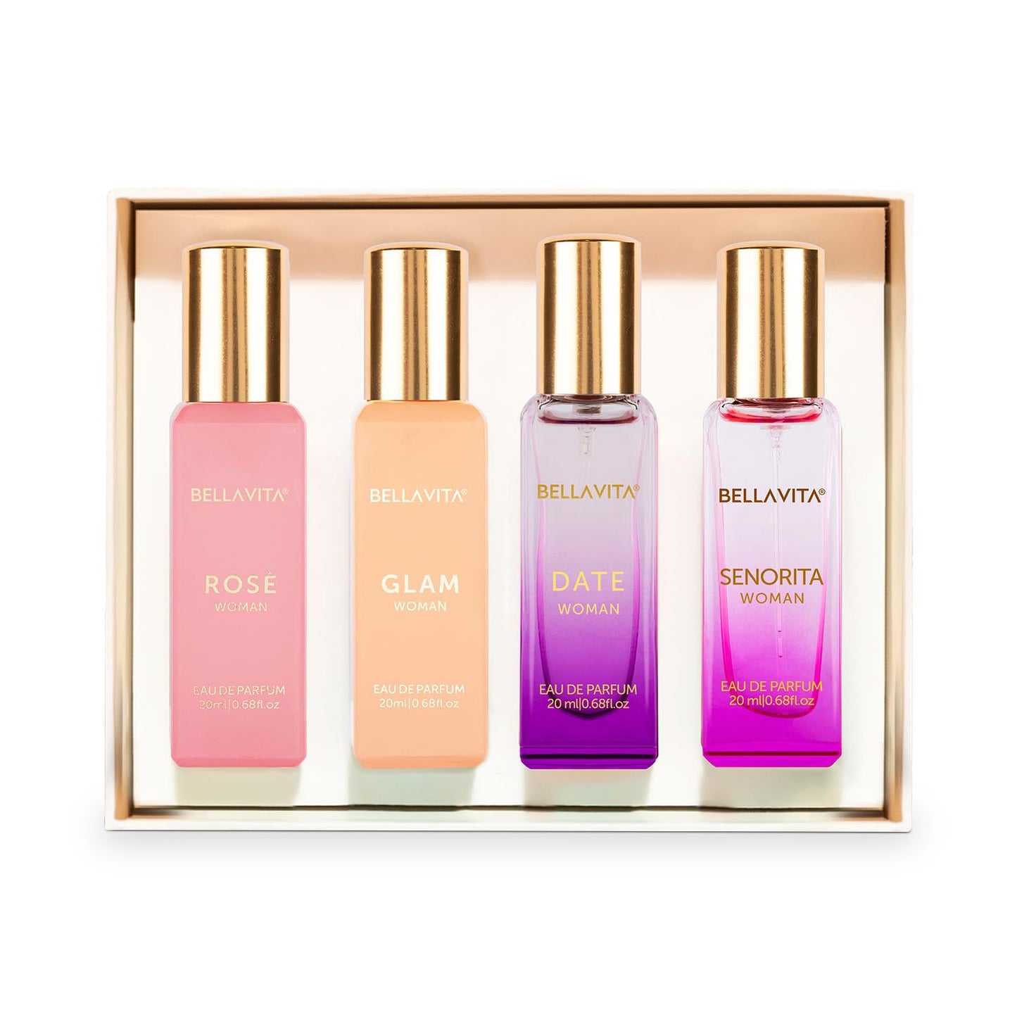Bella Vita Perfume Gift Set (Woman), 4*20 ml (Deal : Benefit 100%)