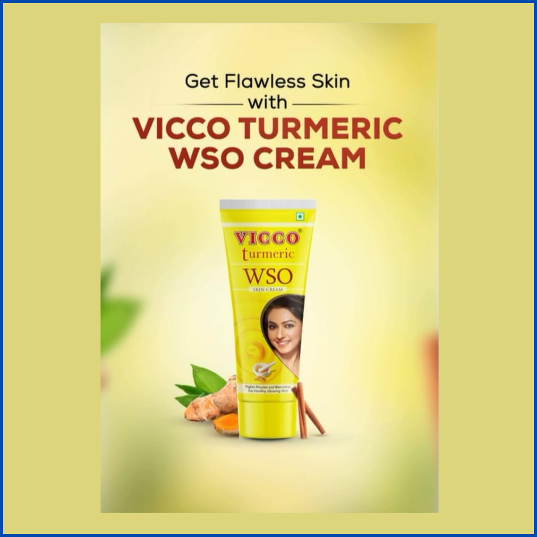 Vicco Turmeric, WSO Skin Cream, 30 gm (Rs 15 OFF Pack)