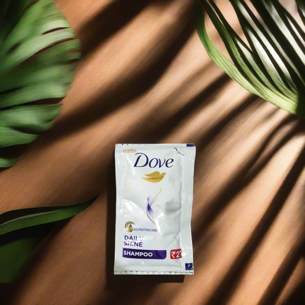 Dove Daily Shine Shampoo (Pouch), 06 ml (Deal : Benefit of 50%)