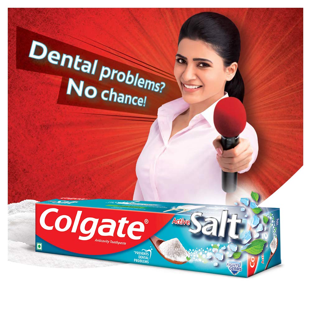 Colgate Active Salt Tooth Paste, Offer Pack: 15% Extra, 100 gm + 15 gm (Deal : Discount Coupon of Rs 10)