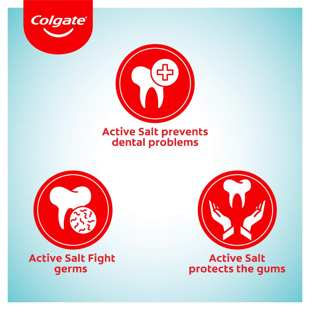 Colgate Active Salt Tooth Paste, Offer Pack: 15% Extra, 100 gm + 15 gm (Deal : Discount Coupon of Rs 10)
