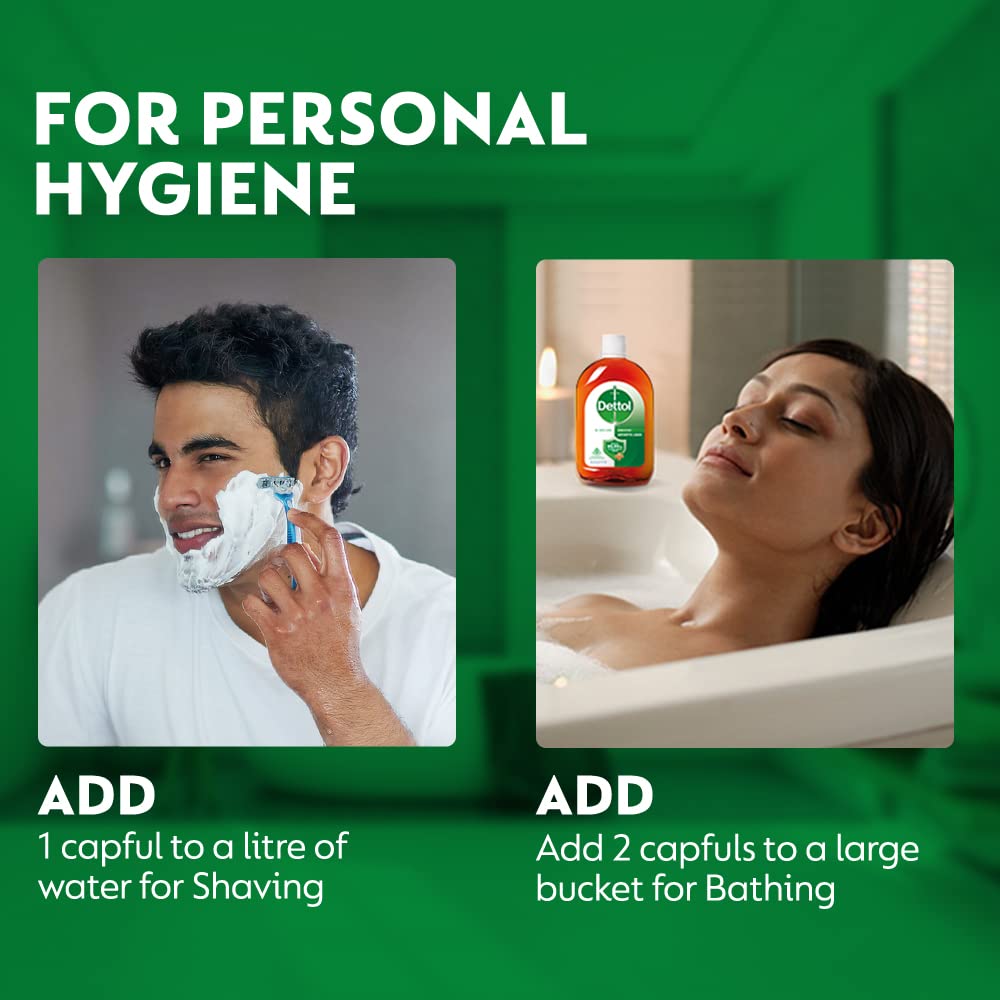 Dettol Antiseptic Liquid, 125 ml (Deal : Free 04 Himalaya Shampoo Pouch Worth Rs 08)