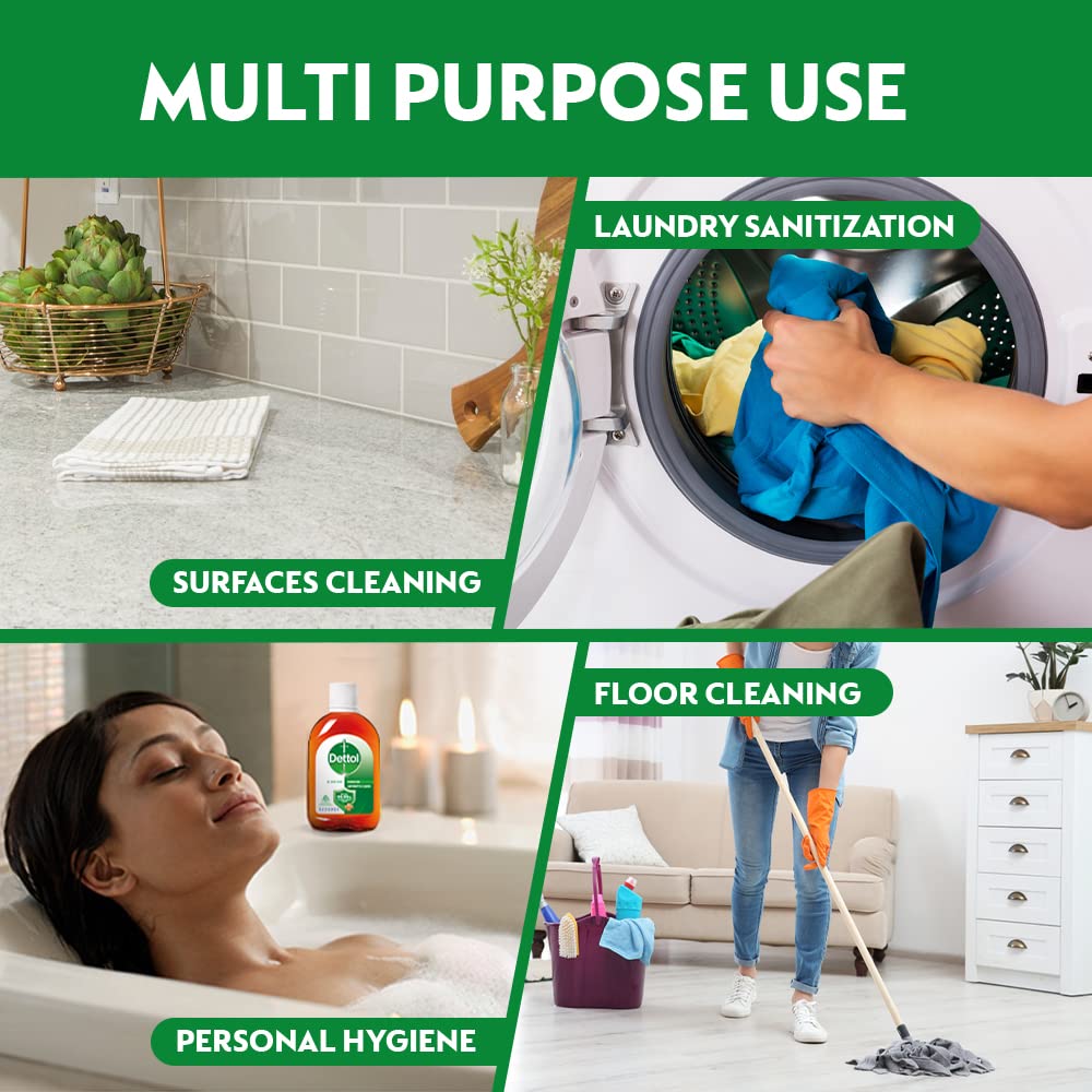 Dettol Antiseptic Liquid, 125 ml (Deal : Free 04 Himalaya Shampoo Pouch Worth Rs 08)
