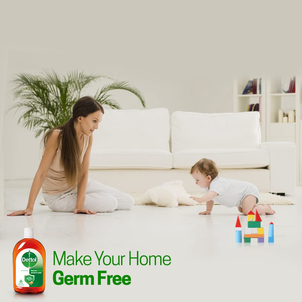 Dettol Antiseptic Liquid, 125 ml (Deal : Free 04 Himalaya Shampoo Pouch Worth Rs 08)