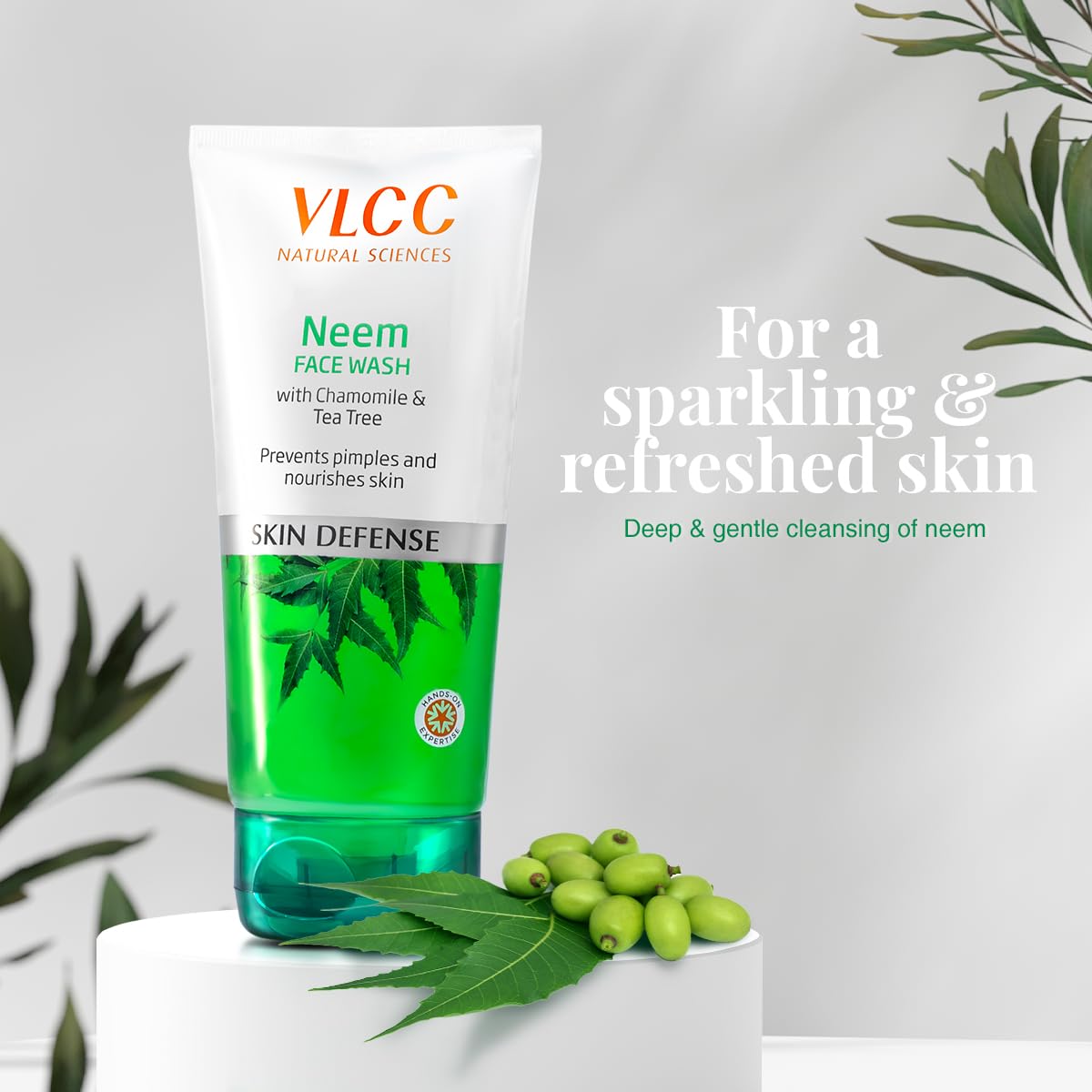 VLCC Neem Facewash Buy 01 Get 02 Pack, 150 ml + 150 ml (Deal : Benefit of 65%)