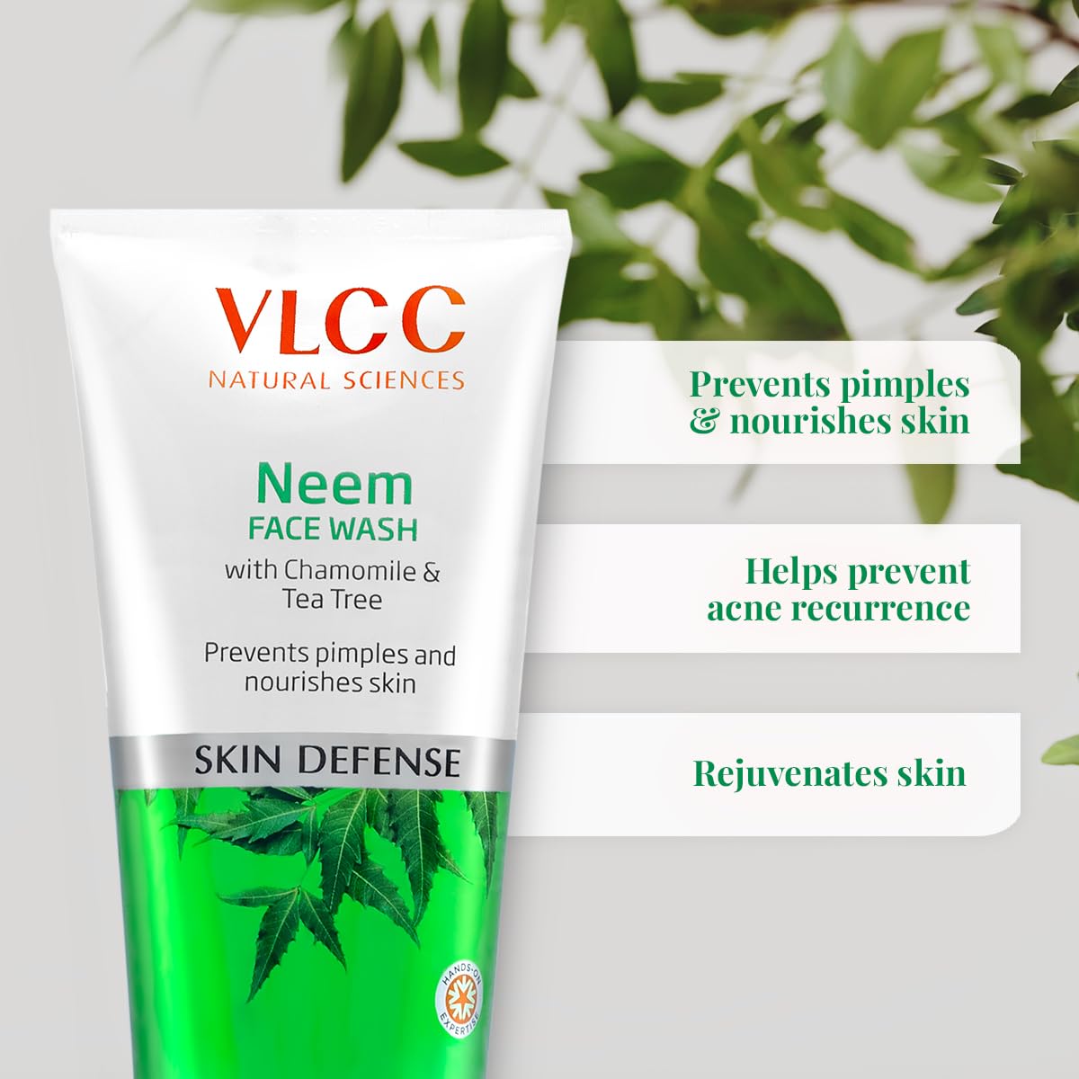 VLCC Neem Facewash Buy 01 Get 02 Pack, 150 ml + 150 ml (Deal : Benefit of 65%)