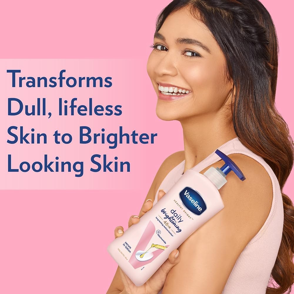 Vaseline Daily Brightening, Niacinamide Body Lotion, For All Skin Types, 90 ml (Deal : Discount Coupon of Rs 15)