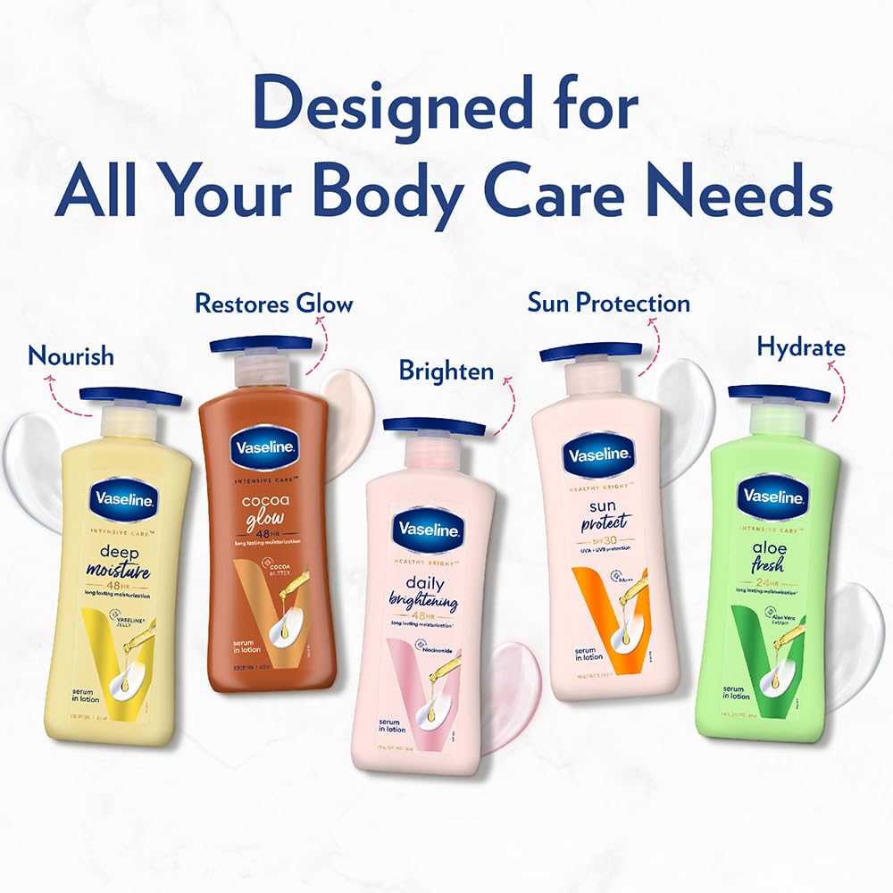 Vaseline Cocoa Glow, Body Lotion For Dry Skin, 90 ml (Deal : Discount Coupon of Rs 15)