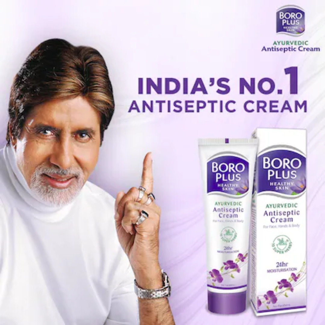 Boro Plus Ayurvedic Antiseptic Cream, With 10 Super Herbs, 40 ml (Deal : Discount Coupon of Rs 15, Benefit of 16.7%)