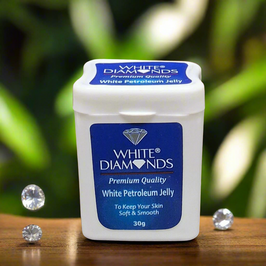 Petroleum Jelly (Premium Quality) by White Diamonds, 30 gm (Deal : Buy 01 Get 02)